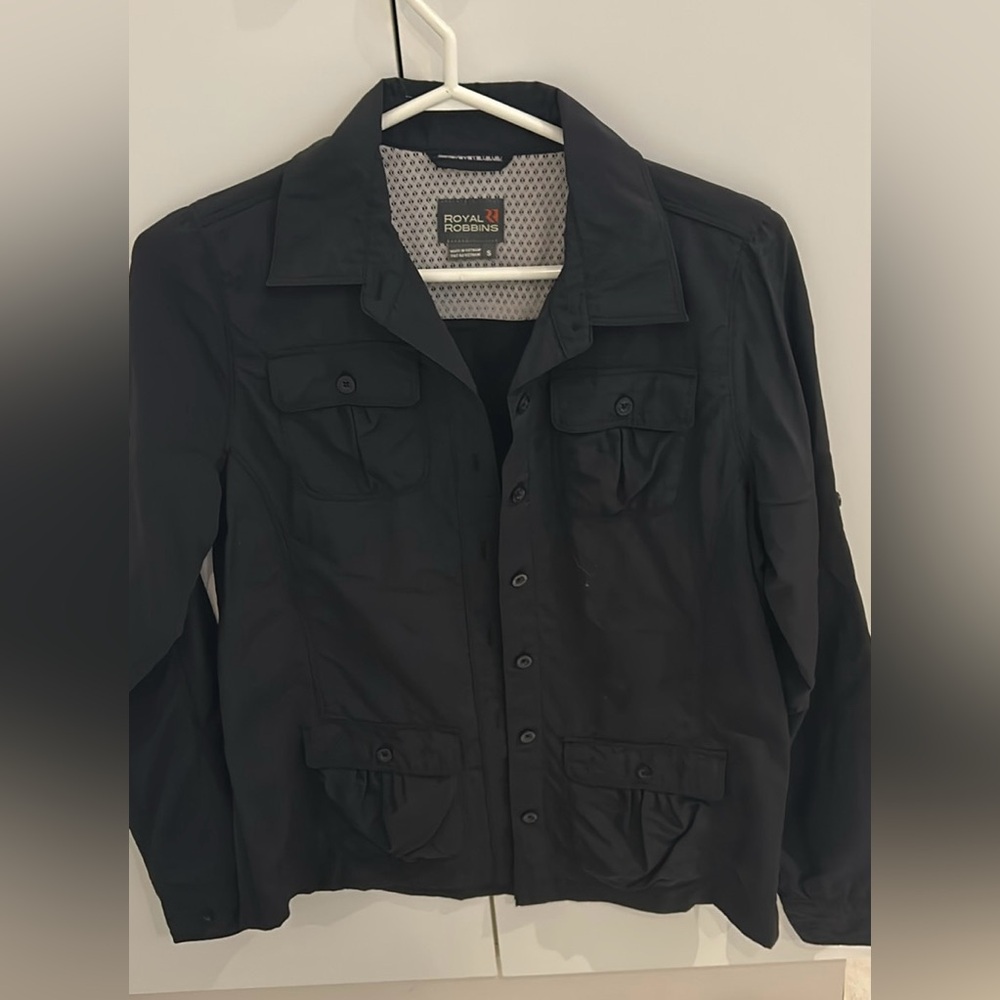 Royal Robbins Women’s Black Utility Shirt/Jacket